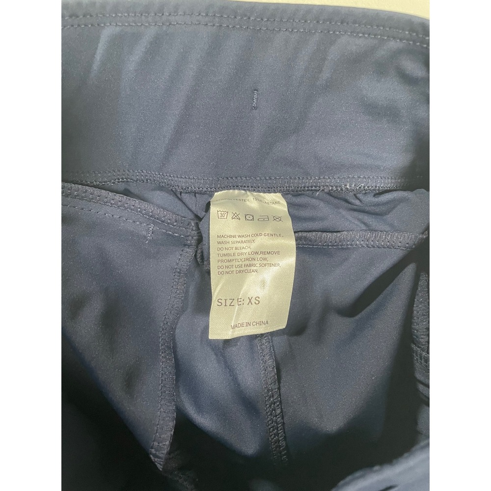 G Gradual Womens Navy Blue Athletic Joggers Pockets Drawstring Pants Size XS - Picture 4 of 6